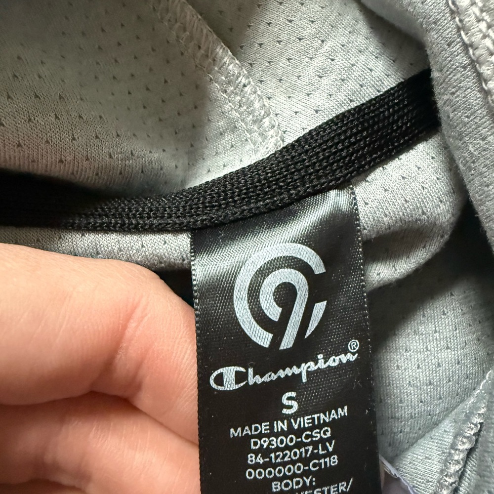 Champion sporty, athletic, cute, streetwear, trendy Light Gray Hoodie - Picture 5 of 5